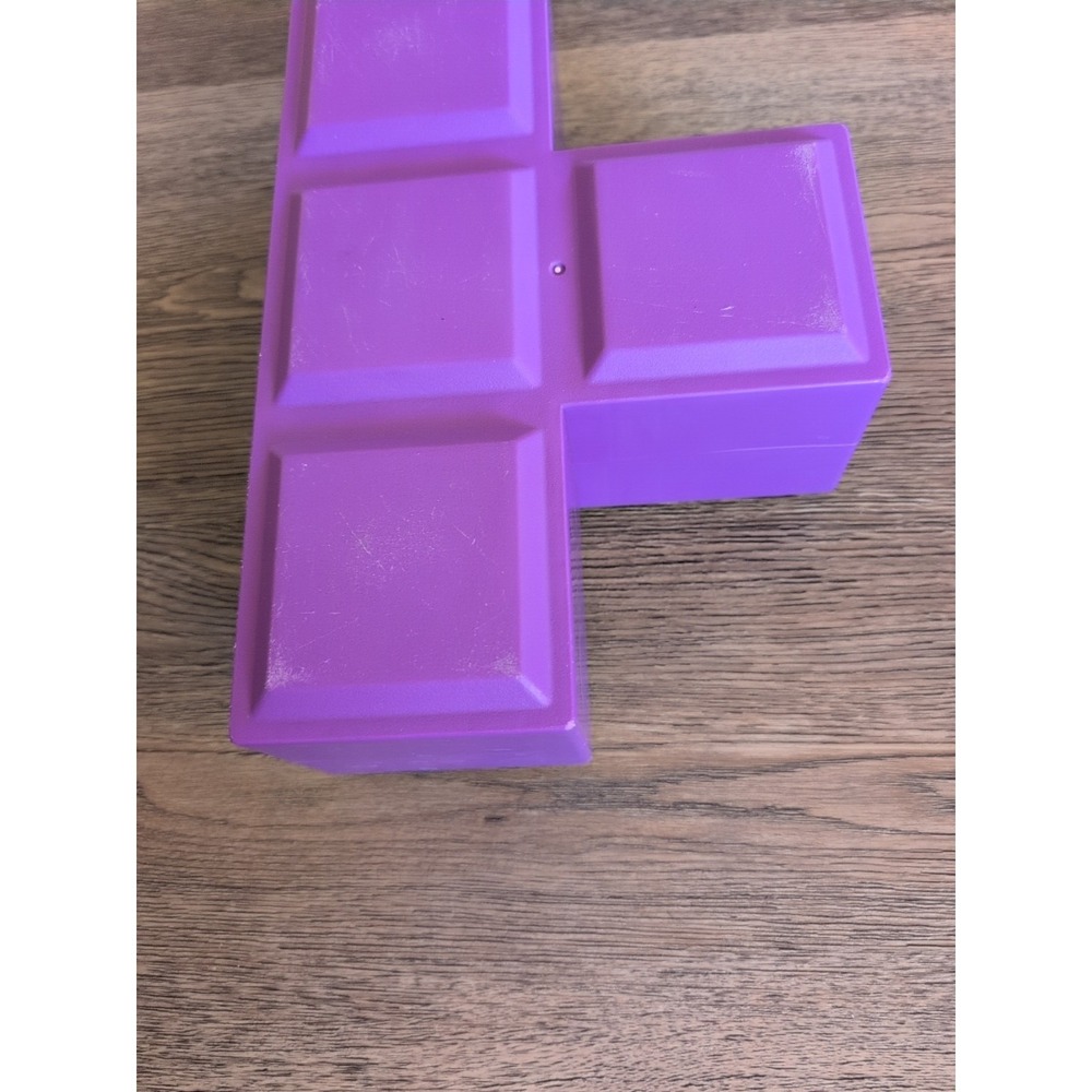 Tetris Tumble XL Game Replacement Purple T SHAPE BLOCK ONE block Tetromino - Picture 10 of 11